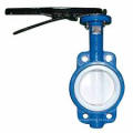 PTFE wafer nylon coated disc butterfly valve